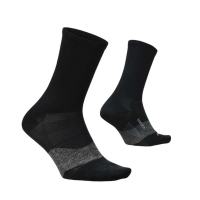 Women's Feetures Elite Ultra Light Mini Crew Running Socks XLarge Black