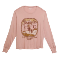 Women's Wrangler Desert Long Sleeve T-Shirt Large Misty Rose