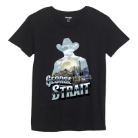 Women's Wrangler George Strait T-Shirt Small Black