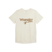 Women's Wrangler Logo T-Shirt Large Antique White