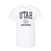 Women's Park Bench Apparel Utah Seal T-Shirt Small White