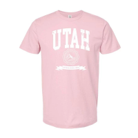 Women's Park Bench Apparel Utah Seal T-Shirt Small Pink