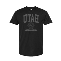 Women's Park Bench Apparel Utah Seal T-Shirt Small Black