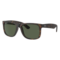 Men's Ray-Ban Justin Polarized Sunglasses Rubber Havana/Dark Green Polar