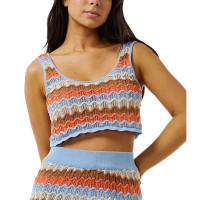 Women's Rip Curl Santorini Sun Crochet Tank Swim Cover Up Small Multi