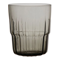 Creative Co-Op 12oz Grey Drinking Glass