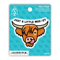 Stickers Northwest Just A Little Moo-Dy Sticker Sticker