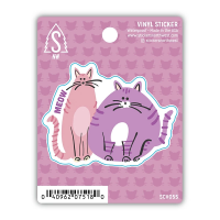 Stickers Northwest Colorful Cats Sticker Sticker