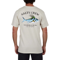 Men's Salty Crew Rooster Premium T-Shirt Small Bone