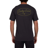 Men's Salty Crew Labeled Premium T-Shirt Small Charcoal