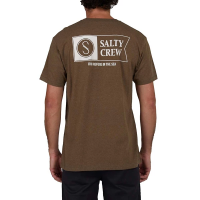 Men's Salty Crew Alpha Classic T-Shirt 2XLarge Mocha Heather