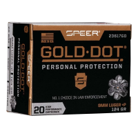 Speer Gold Dot Personal Protection Handgun Ammunition