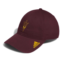 Arizona State Sun Devils adidas Slouch Adjustable Hat One Size Maroon