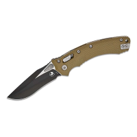 Microtech 137RL-1FLGTTA Amphibian Black Folding Knife OD Green