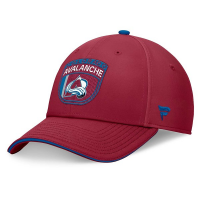 Colorado Avalanche Fanatics 2024 Draft Authentic Pro Flexfit Hat S/M Maroon