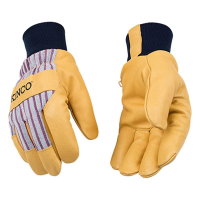 Men's Kinco Axeman Lined Synthetic Gloves Small Golden/Blue