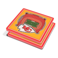 Wildman/Sportula Kansas City Chiefs 3D Coaster Set