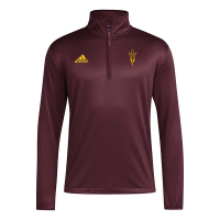 Arizona State Sun Devils adidas Sideline Knit 1/4 Zip Large Maroon