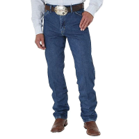 Men's Wrangler George Strait Cowboy Cut Original Straight Jeans Heavyweight Stone Denim 30 32