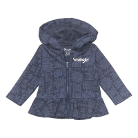 Girls' Wrangler Aztec Full Zip Baby 0/3 mo. Navy