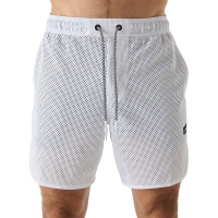 Men's Legends Luka Mesh Shorts Small White