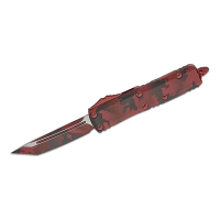 Microtech UTX-85 233-1RCS Signature Series Red Camo Automatic Knife