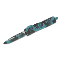 Microtech UTX-85 231-1TQCS Signature Series Turquoise Camo Automatic Knife