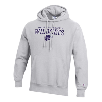 Kansas State Wildcats Champion Hoodie Medium Grey