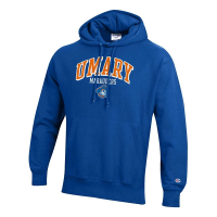 UMARY Marauders Champion Hoodie Small Blue