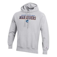 UMARY Marauders Champion Hoodie Small Grey