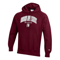 Mississippi State Bulldogs Champion Hoodie Medium Red