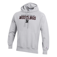 Morningside Mustangs Champion Hoodie Medium Grey