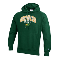 North Dakota State Bison Champion Hoodie Small Green