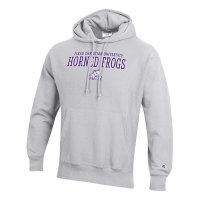 TCU Horned Frogs Champion Hoodie Small Grey