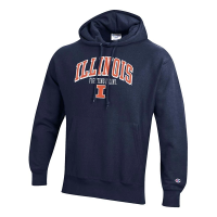 Illinois Fighting Illini Champion Hoodie XLarge Blue