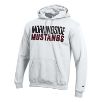 Morningside Mustangs Champion Hoodie XLarge White