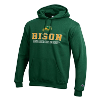 North Dakota State Bison Champion Hoodie Small Green