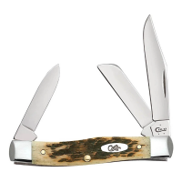 Case Knives Medium Stockman Amber Bone Pocket Knife