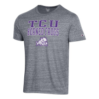 TCU Horned Frogs Champion Ultimate Triblend T-Shirt Small Grey