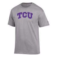 TCU Horned Frogs Champion Alpha T-Shirt Small Grey