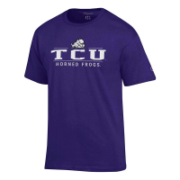 TCU Horned Frogs Champion Charlie T-Shirt Small Purple