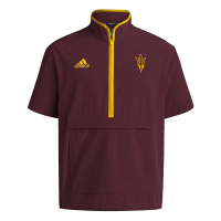 adidas Arizona State Sun Devils Sideline Short Sleeve Coaches Jacket