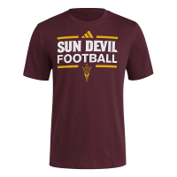 Arizona State Sun Devils adidas Locker Room Practice T-Shirt Medium Maroon