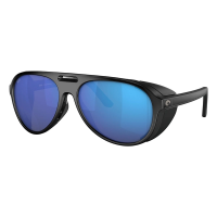 Men's Costa Del Mar Costa Del Mar Grand Catalina Polarized Sunglasses Polarized Sunglasses Matte Black/Blue Mirror Polarized Glass