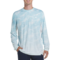 Men's Costa Del Mar Voyager Performance Long Sleeve T-Shirt Medium Blue