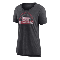 Oklahoma Sooners Fanatics Women's Bade Fade T-Shirt XLarge Charcoal