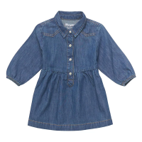 Girls' Wrangler Midi Babydoll Dress 0/3 mo. Denim