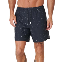 Men's Legends Luka Unlined Shorts Small Black Splatter