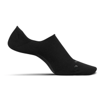 Women's Feetures Everyday Hidden No Show Running Socks Medium Black