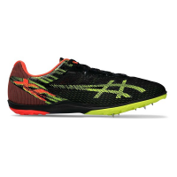 Men's ASICS Resurgence XC Cross Country Spikes Cleats 10.5 Black/Safety Yellow